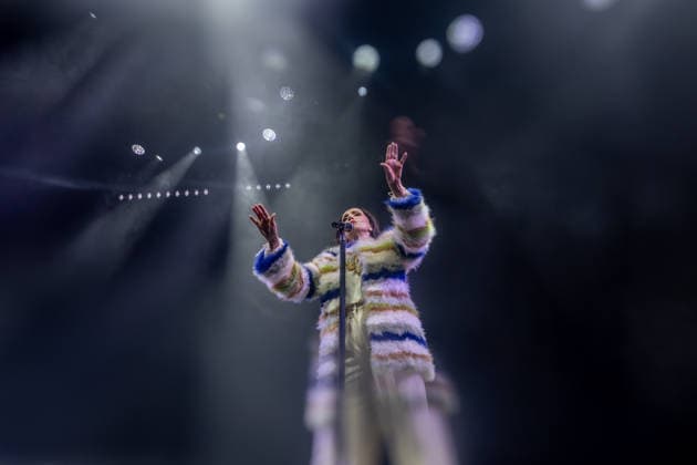 Luz Casal concert at the Movistar Arena The singer Luz Casal during a performance at the Movistar Arena, on January 17, 2026, in Madrid Spain The soloist Luz Casal offers a concert within the programming of the Inverfest 2026 festival on the occasion of the release of her latest album, Me voy a permitir, which went on sale in November 2025 17 JANUARY 2026 CONCERT LUZ CASAL MUSIC SINGER CONCERT Madrid Madrid Madrid Spain  Copyright: xRicardoxRubiox 7227027