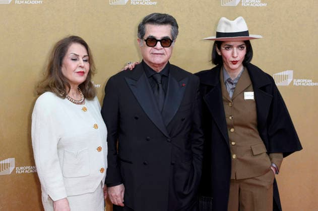 Guest, Jafar Panahi and Solmaz Panahi at the presentation of the 38 European Film Awards 2026 at the Haus der Kulturen der Welt Berlin, 17 01 2026 Foto:xC.xNiehausx xFuturexImagex efa_6272