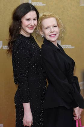 Sunnyi Melles with daughter Leonille Wittgenstein at the presentation of the 38 European Film Awards 2026 at the Haus der Kulturen der Welt Berlin, 17 01 2026 Foto:xC.xNiehausx xFuturexImagex efa_6287
