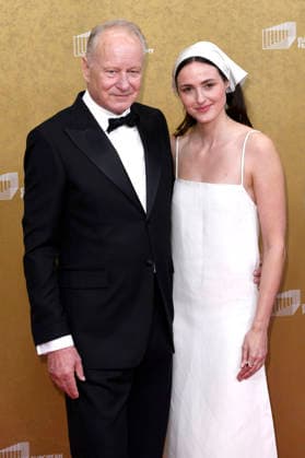 Stellan Skarsgard and Renate Reinsve at the presentation of the 38 European Film Awards 2026 at the Haus der Kulturen der Welt Berlin, 17 01 2026 Foto:xC.xNiehausx xFuturexImagex efa_6291