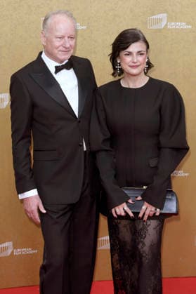 Stellan Skarsgard with wife Megan Everett at the presentation of the 38 European Film Awards 2026 at the Haus der Kulturen der Welt Berlin, 17 01 2026 Foto:xC.xNiehausx xFuturexImagex efa_6292