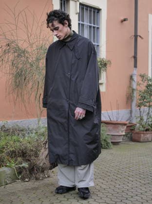 Milan, Milan Men s Fashion Week: Fall Winter 2026 2027 - Men s Fashion, Fall Winter 2026. - Pronounce fashion show - In the photo Guest  Copyright: xLucaxPontix xipa-agency.netx xLucaPonti IpaAgencyx IPA_Agency_IPA70223020