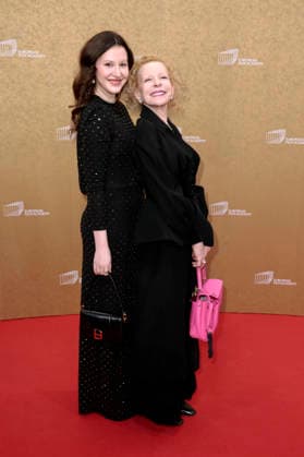Sunnyi Melles with daughter Leonille Wittgenstein at the presentation of the 38 European Film Awards 2026 at the Haus der Kulturen der Welt Berlin, 17 01 2026 Foto:xS.xGabschx xFuturexImagex efa_6303