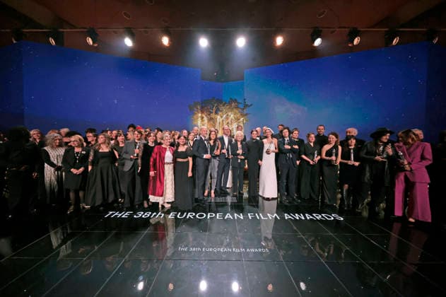 The award winners and laudators at the presentation of the 38 European Film Awards 2026 at the Haus der Kulturen der Welt Berlin, 17 01 2026 Foto:xS.xGabschx xFuturexImagex efa_6334