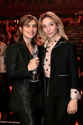 Greta Scarano and Matilda de Angelis at the presentation of the 38 European Film Awards 2026 at the Haus der Kulturen der Welt Berlin, 17 01 2026 Foto:xS.xGabschx xFuturexImagex efa_6338