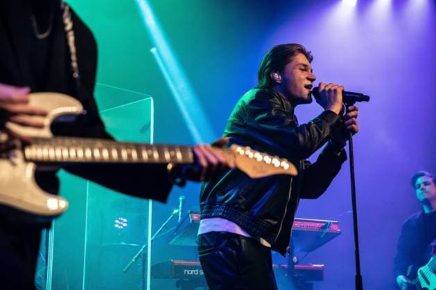 GRONINGEN - Samuel Welten performs at the Oosterpoort on the final day of the anniversary edition of Eurosonic Noorderslag (ESNS). The Groningen festival is celebrating its 40th anniversary. PAUL BERGEN ANP netherlands out - belgium out  Copyright: xx x547808550x originalFilename: 547808550.jpg