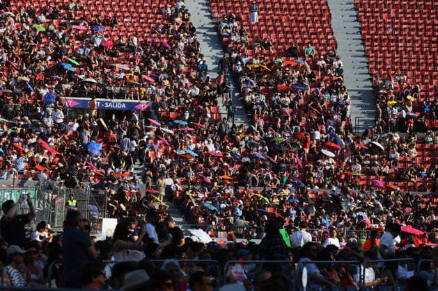 Santiago January 17, 2026 At the National Stadium, the National Symphony Orchestra of Chile and the Symphonic Choir of the University of Chile present the concert, Carmina Burana Jonnathan Oyarzun Aton Chile, Santiago Chile Aton Chile Aton 1118902  Copyright: JONNATHANxOYARZUN ATONxCHILE