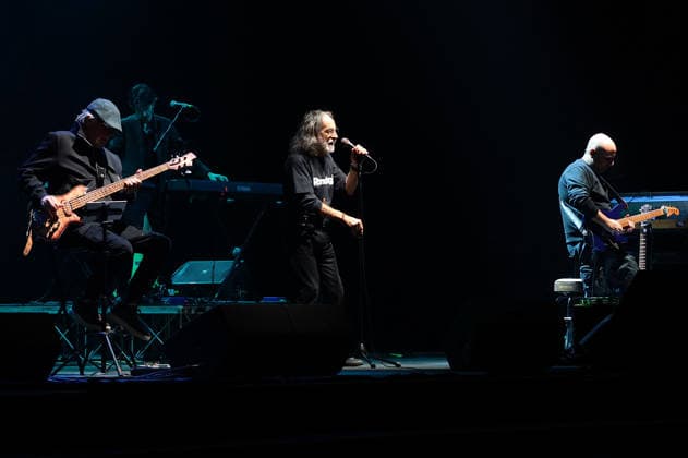 Premiata Forneria Marconi, also known by the acronym PFM, is an Italian progressive rock band formed in Milan in 1971. Among the Italian progressive rock bands of the 1970s (Banco del Mutuo Soccorso, Stormy Six, Osanna, Acqua Fragile, The Trip, Goblin, Area, Perigeo, Le Orme, Opus Avantra, New Trolls), Premiata Forneria Marconi was the only one to achieve success outside of Italy, particularly in the United States. At the time, it was one of the few Italian bands to enter the Billboard album charts. It is musically related to bands such as Genesis, the progressive side of Pink Floyd, and early King Crimson and Gentle Giant. Furthermore, it has managed to evolve its style over the following decades, thanks in part to the remarkable technical Copyright: xMatteoxChinellatox xipa-agency.netx xipa-agency.netx xMatteoxChinellatox IPA_Agency_IPA70226464