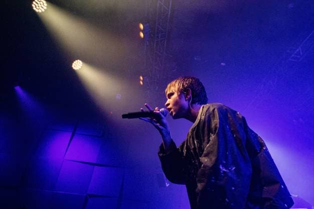 GRONINGEN YouTuber, singer, and rapper Jesse Hoefnagels performs at a concert in the Oosterpoort on the final day of the anniversary edition of Eurosonic Noorderslag (ESNS). The Groningen festival is celebrating its 40th anniversary. PAUL BERGEN ANP netherlands out - belgium out  Copyright: xx x547812811x originalFilename: 547812811.jpg