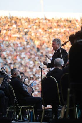 Santiago January 17, 2026 At the National Stadium, the National Symphony Orchestra of Chile and the Symphonic Choir of the University of Chile present the concert, Carmina Burana Jonnathan Oyarzun Aton Chile, Santiago Chile Aton Chile Aton 1118911  Copyright: JONNATHANxOYARZUN ATONxCHILE