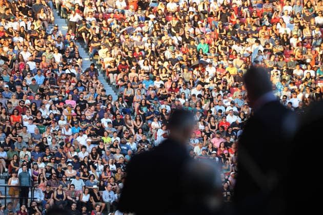 Santiago January 17, 2026 At the National Stadium, the National Symphony Orchestra of Chile and the Symphonic Choir of the University of Chile present the concert, Carmina Burana Jonnathan Oyarzun Aton Chile, Santiago Chile Aton 1118914  Copyright: JONNATHANxOYARZUN ATONxCHILE