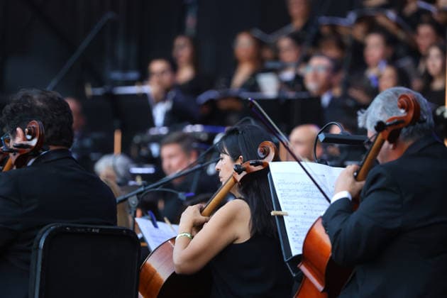 Santiago January 17, 2026 At the National Stadium, the National Symphony Orchestra of Chile and the Symphonic Choir of the University of Chile present the concert, Carmina Burana Jonnathan Oyarzun Aton Chile, Santiago Chile Aton 1118933  Copyright: JONNATHANxOYARZUN ATONxCHILE