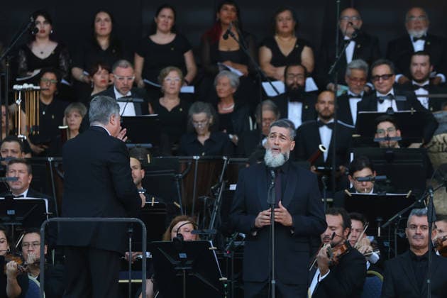 Santiago January 17, 2026 At the National Stadium, the National Symphony Orchestra of Chile and the Symphonic Choir of the University of Chile present the concert, Carmina Burana Jonnathan Oyarzun Aton Chile, Santiago Chile Aton 1118934  Copyright: JONNATHANxOYARZUN ATONxCHILE
