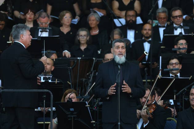 Santiago January 17, 2026 At the National Stadium, the National Symphony Orchestra of Chile and the Symphonic Choir of the University of Chile present the concert, Carmina Burana Jonnathan Oyarzun Aton Chile, Santiago Chile Aton 1118937  Copyright: JONNATHANxOYARZUN ATONxCHILE