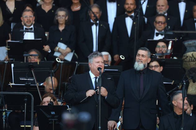 Santiago January 17, 2026 At the National Stadium, the National Symphony Orchestra of Chile and the Symphonic Choir of the University of Chile present the concert, Carmina Burana Jonnathan Oyarzun Aton Chile, Santiago Chile Aton 1118948  Copyright: JONNATHANxOYARZUN ATONxCHILE