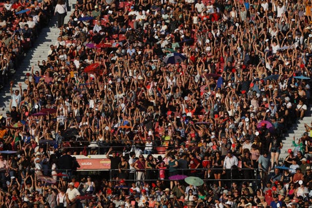 Santiago January 17, 2026 At the National Stadium, the National Symphony Orchestra of Chile and the Symphonic Choir of the University of Chile present the concert, Carmina Burana Jonnathan Oyarzun Aton Chile, Santiago Chile Aton 1118951  Copyright: JONNATHANxOYARZUN ATONxCHILE
