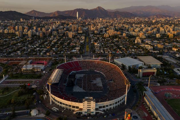 Santiago January 17, 2026 The National Symphony Orchestra of Chile and the Symphonic Choir of the University of Chile present the concert, Carmina Burana, at the National Stadium Javier Torres Aton Chile, Santiago Chile Aton Chile 1118980  Copyright: JAVIERxTORRES ATONxCHILE