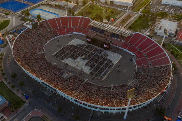 Santiago January 17, 2026 The National Symphony Orchestra of Chile and the Symphonic Choir of the University of Chile present the concert, Carmina Burana, at the National Stadium Javier Torres Aton Chile, Santiago Chile Aton Chile 1118984  Copyright: JAVIERxTORRES ATONxCHILE