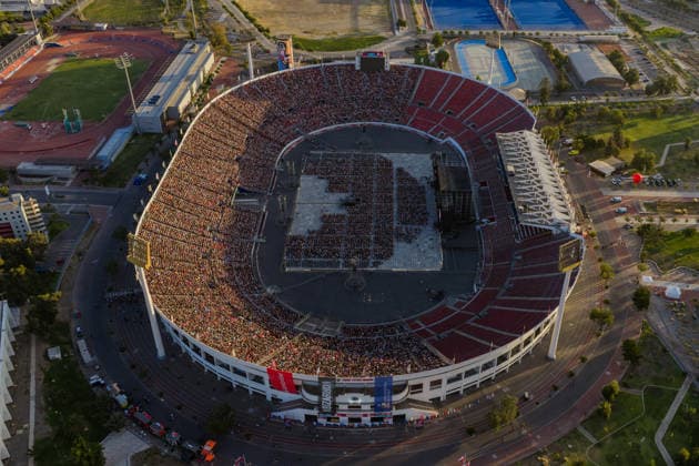 Santiago January 17, 2026 The National Symphony Orchestra of Chile and the Symphonic Choir of the University of Chile present the concert, Carmina Burana, at the National Stadium Javier Torres Aton Chile, Santiago Chile Aton Chile Aton 1118996  Copyright: JAVIERxTORRES ATONxCHILE