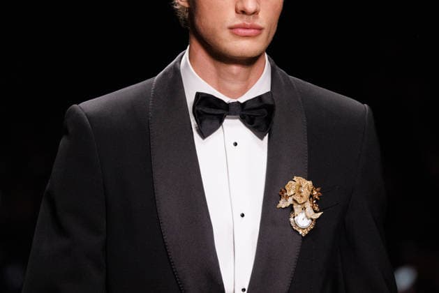 News - Dolce & Gabbana - Runway - Milan Fashion Week - Menswear Fall Winter 2026-2027 A model (detail) walks the runway during the Dolce &amp; Gabbana Fall Winter 2026 2027 menswear show at Milan Men s Fashion Week, on January 17, 2026, in Milan, Italy. Photo by Cinzia Camela. Milan Metropol Italy Copyright: xCinziaxCamelax xLiveMediax LPN_2243764