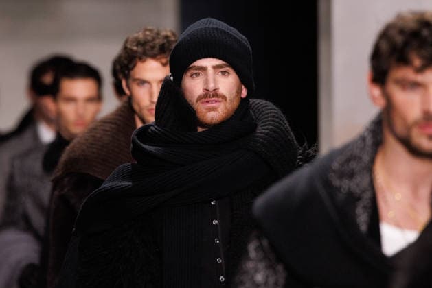 News - Dolce & Gabbana - Runway - Milan Fashion Week - Menswear Fall Winter 2026-2027 Model walk the runway for the finale during the Dolce &amp; Gabbana Fall Winter 2026 2027 menswear show at Milan Men s Fashion Week, on January 17, 2026, in Milan, Italy. Photo by Cinzia Camela. Milan Metropol Italy Copyright: xCinziaxCamelax xLiveMediax LPN_2243833