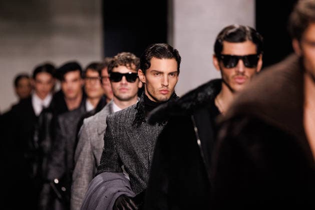 News - Dolce & Gabbana - Runway - Milan Fashion Week - Menswear Fall Winter 2026-2027 Model walk the runway for the finale during the Dolce &amp; Gabbana Fall Winter 2026 2027 menswear show at Milan Men s Fashion Week, on January 17, 2026, in Milan, Italy. Photo by Cinzia Camela. Milan Metropol Italy Copyright: xCinziaxCamelax xLiveMediax LPN_2243835