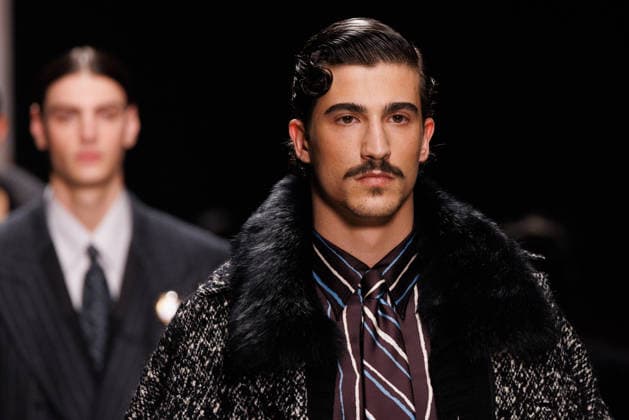 News - Dolce & Gabbana - Runway - Milan Fashion Week - Menswear Fall Winter 2026-2027 Model walk the runway for the finale during the Dolce &amp; Gabbana Fall Winter 2026 2027 menswear show at Milan Men s Fashion Week, on January 17, 2026, in Milan, Italy. Photo by Cinzia Camela. Milan Metropol Italy Copyright: xCinziaxCamelax xLiveMediax LPN_2243852