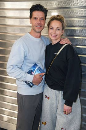 Stephen Dürr with wife Katharina Dürr Departure of the candidates of the RTL TV show ICH BIN EIN STAR, HOLT MICH HIER RAUS at Frankfurt Airport in Frankfurt am Main on 17 01 2026