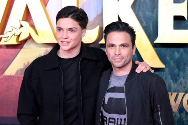 Emile Cherif with guest at the premiere of the movie Woodwalkers 2 at Cinedom Cologne, 17 01 2026 Foto:xR.xSchmiegeltx xFuturexImagex woodwalkers_6024