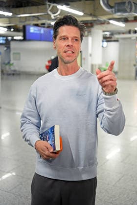 Stephen Dürr Departure of the candidates of the RTL TV show ICH BIN EIN STAR, HOLT MICH HIER RAUS at Frankfurt Airport in Frankfurt am Main on 17 01 2026