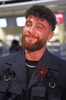 Umut Tekin Departure of the candidates of the RTL TV show ICH BIN EIN STAR, HOLT MICH HIER RAUS at Frankfurt Airport in Frankfurt am Main on 17 01 2026