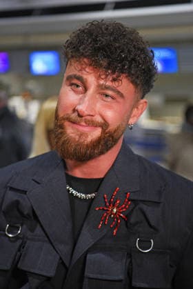 Umut Tekin Departure of the candidates of the RTL TV show ICH BIN EIN STAR, HOLT MICH HIER RAUS at Frankfurt Airport in Frankfurt am Main on 17 01 2026