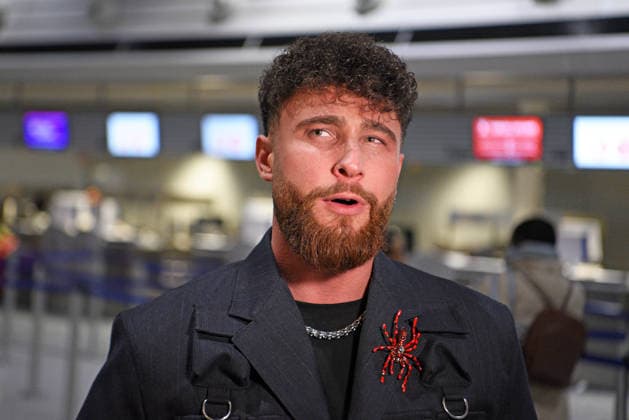 Umut Tekin Departure of the candidates of the RTL TV show ICH BIN EIN STAR, HOLT MICH HIER RAUS at Frankfurt Airport in Frankfurt am Main on 17 01 2026
