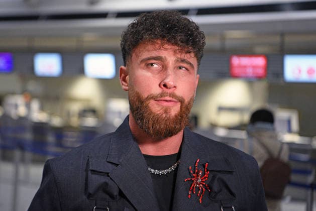 Umut Tekin Departure of the candidates of the RTL TV show ICH BIN EIN STAR, HOLT MICH HIER RAUS at Frankfurt Airport in Frankfurt am Main on 17 01 2026