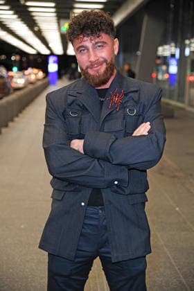 Umut Tekin Departure of the candidates of the RTL TV show ICH BIN EIN STAR, HOLT MICH HIER RAUS at Frankfurt Airport in Frankfurt am Main on 17 01 2026