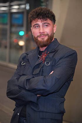 Umut Tekin Departure of the candidates of the RTL TV show ICH BIN EIN STAR, HOLT MICH HIER RAUS at Frankfurt Airport in Frankfurt am Main on 17 01 2026