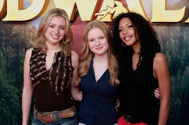 Lara Amelie Rosa, Lilli Falk and Sophie Lelenta at the premiere of the movie Woodwalkers 2 at Cinedom Cologne, 17 01 2026 Foto:xR.xSchmiegeltx xFuturexImagex woodwalkers_6057