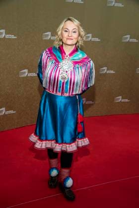 abb Anne Lajla Utsi on the red carpet at the gala for the European Film Awards 2026 European Film Awards 2026 at Haus der Kulturen der Welt on 17 01 2026 in Berlin Berlin Germany