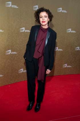 abb Maria Schrader on the red carpet at the gala for the European Film Awards 2026 Europaeischer Filmpreis 2026 at the Haus der Kulturen der Welt on 17 01 2026 in Berlin Berlin Germany