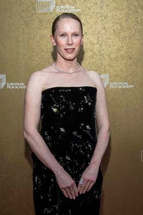 abb Susanne Wuest on the red carpet at the gala for the European Film Awards 2026 Europaeischer Filmpreis 2026 at Haus der Kulturen der Welt on 17 01 2026 in Berlin Berlin Germany