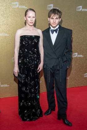 abb Susanne Wuest and Florian Geißelmann Geisselmann as guests on the red carpet at the gala for the European Film Awards 2026 Europaeischer Filmpreis 2026 at the Haus der Kulturen der Welt on 17 01 2026 in Berlin Berlin Germany