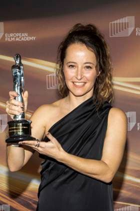 abb Laia Ateca winner of the film award as a guest on the red carpet at the gala for the European Film Awards 2026 European Film Awards 2026 at the Haus der Kulturen der Welt on 17 01 2026 in Berlin Berlin Germany