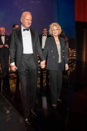 abb Stellan Skarsgard and Liv Ullmann European as guests on the red carpet at the gala of the European Film Awards 2026 European Film Awards 2026 at Haus der Kulturen der Welt on 17 01 2026 in Berlin Berlin Germany