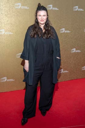 abb Mascha Schilinski as guest on the red carpet at the gala for the European Film Awards 2026 Europaeischer Filmpreis 2026 at Haus der Kulturen der Welt on 17 01 2026 in Berlin Berlin Germany
