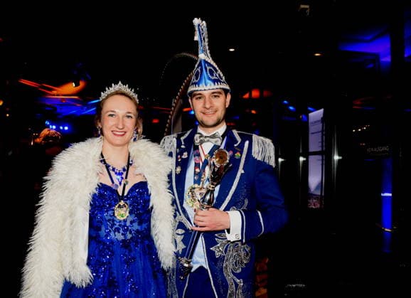 Narrhalla Prinzenpaar Jasmin I Stephan I Muenchen 17 01 2026 Paulaner am Nockherberg Muenchner Gschichten CSU Schwarzweiss Ball Foto Muenchen