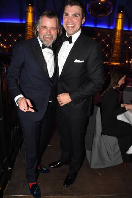 Thomas Aigner real estate entrepreneur Martin Steinbeiss sales manager Aigner Immobilien Munich 17 01 2026 Paulaner am Nockherberg Muenchner Gschichten CSU Schwarzweiss Ball Foto Muenchen