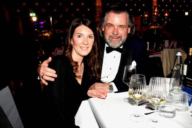 Jenny Steinbeiss Managing Director Aigner Immobilien Thomas Aigner Real Estate Entrepreneur Munich 17 01 2026 Paulaner am Nockherberg Muenchner Gschichten CSU Schwarzweiss Ball Foto Muenchen