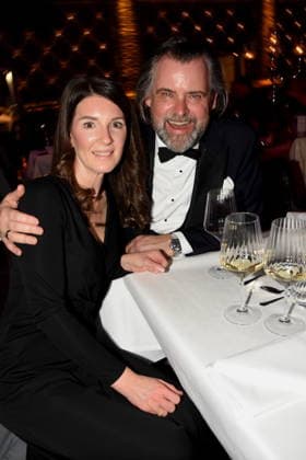 Jenny Steinbeiss Managing Director Aigner Immobilien Thomas Aigner Real Estate Entrepreneur Munich 17 01 2026 Paulaner am Nockherberg Muenchner Gschichten CSU Schwarzweiss Ball Foto Muenchen