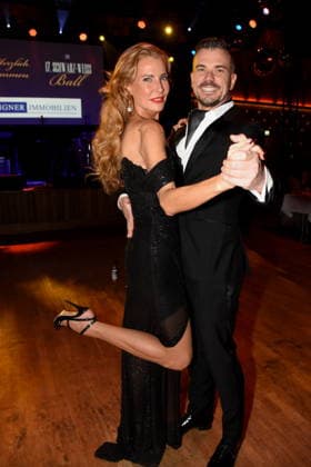 Julia Siegel Ludwig Heer Muenchen 17 01 2026 Paulaner am Nockherberg Muenchner Gschichten Schwarzweiss Ball Photo Muenchen