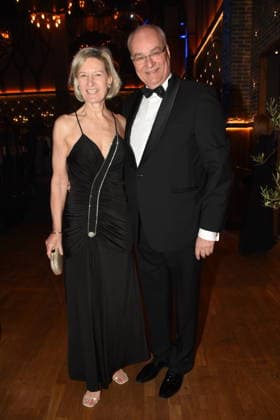 Prof Dr Angelika Niebler MEP, President of the Bavarian Economic Advisory Council with husband Michael Muenchen 17 01 2026 Paulaner am Nockherberg Muenchner Gschichten CSU Schwarzweiss Ball Photo Muenchen